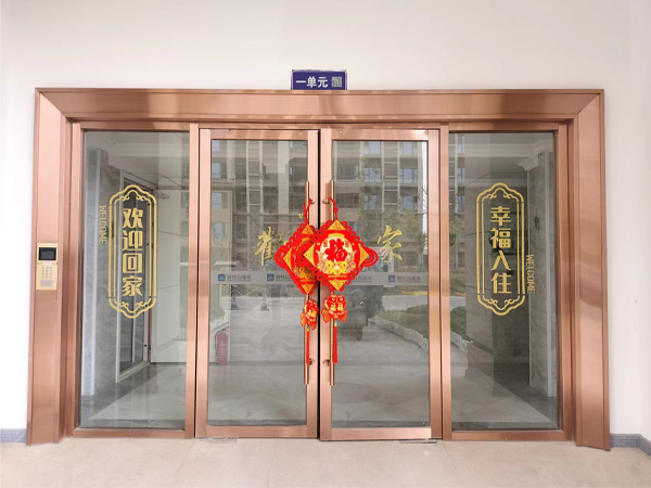 新区碧桂园（玻璃地弹门）